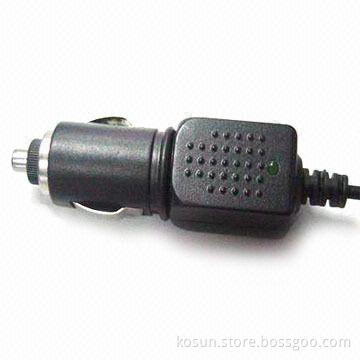 In-car Charger with 13.5 to 24V Input Voltage and 1,200mAh Maximum Current, CE/EMC/RoHS Approved